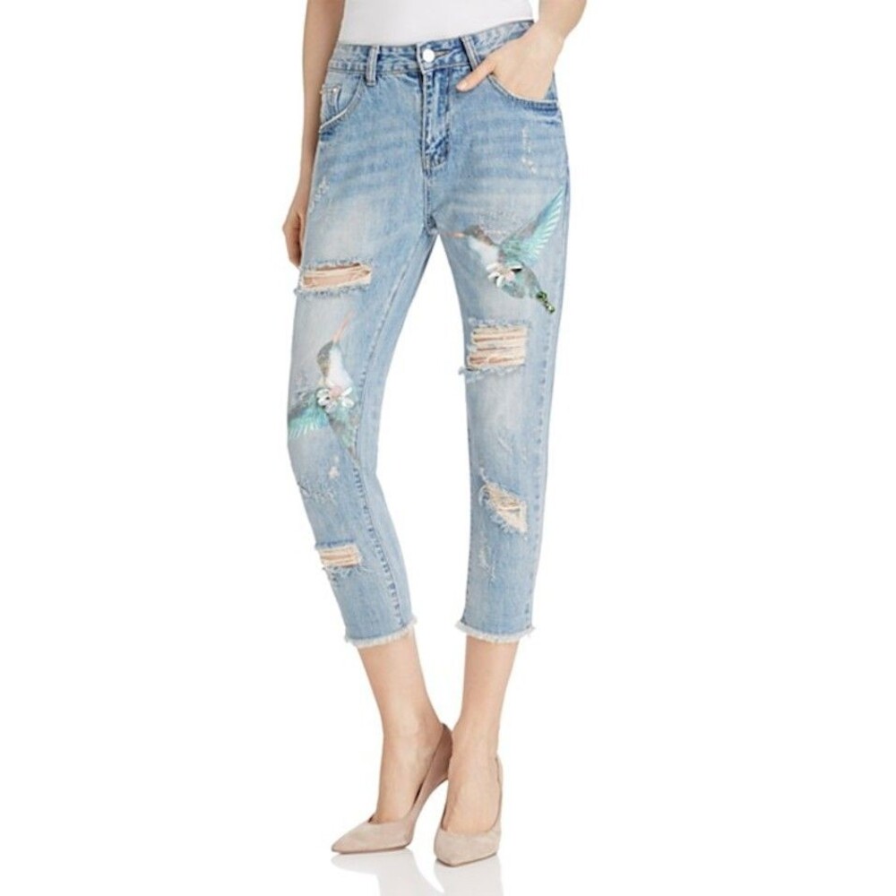 On The Road Elle Hummingbird Denim Jeans